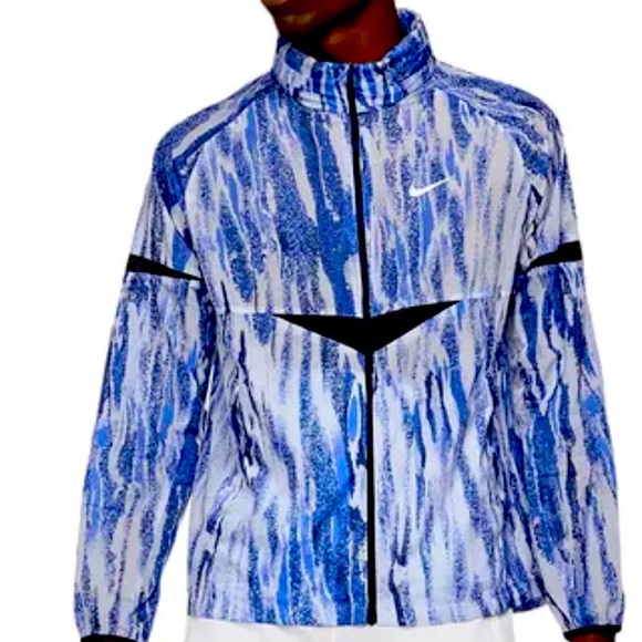 Nike Other - Nike Windbreaker Wild Run jacket 
Size:L
Color: Blue&White